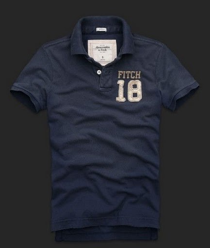 Abercrombie Fitch Hombres Polo Corto Remera AF7102
